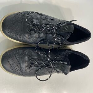 ECCO ATH-1FM MENS Black Leather Sneakers